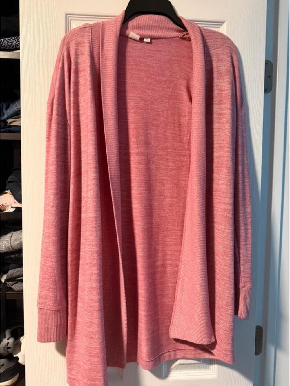 Gap shawl collar cardigan pink size Medium